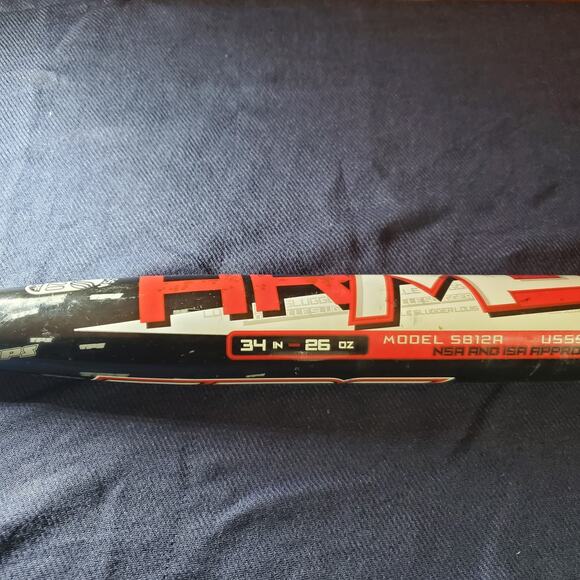 Louisville Slugger Baseball Bat 34 Inch 26oz SB12A - Picture 9 of 16